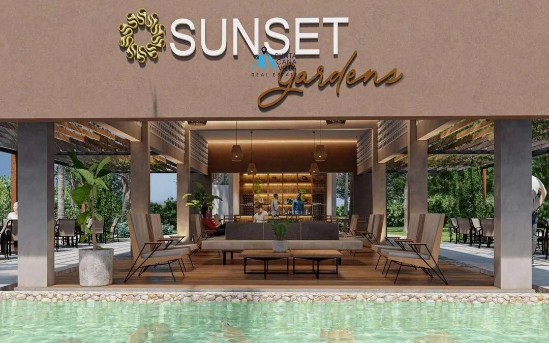 For sale in Bavaro, three bedroom sunset villa in Punta Cana, Sunset Gardens ()