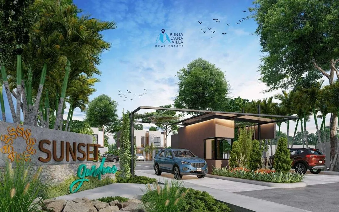 For sale in Bavaro, three bedroom sunset villa in Punta Cana, Sunset Gardens ()
