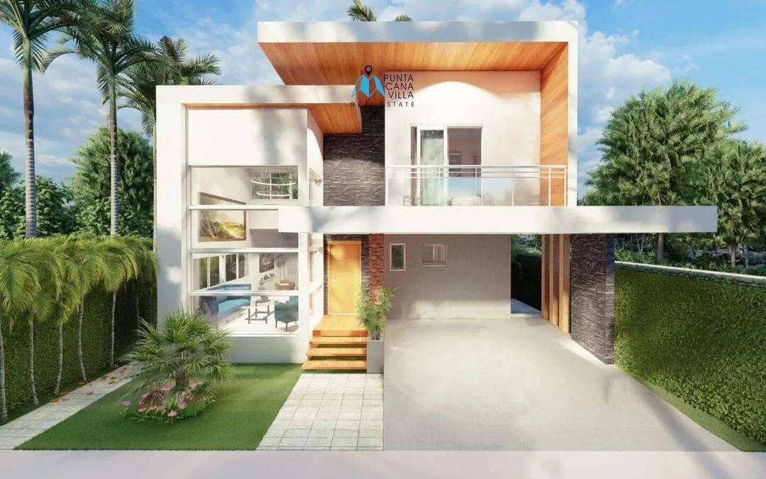 For sale in Bavaro, three-bedroom villa in Punta Cana close to all the amenities.