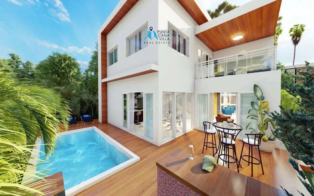 For sale in Bavaro, three bedroom villa in Punta Cana, Paradise Village ()