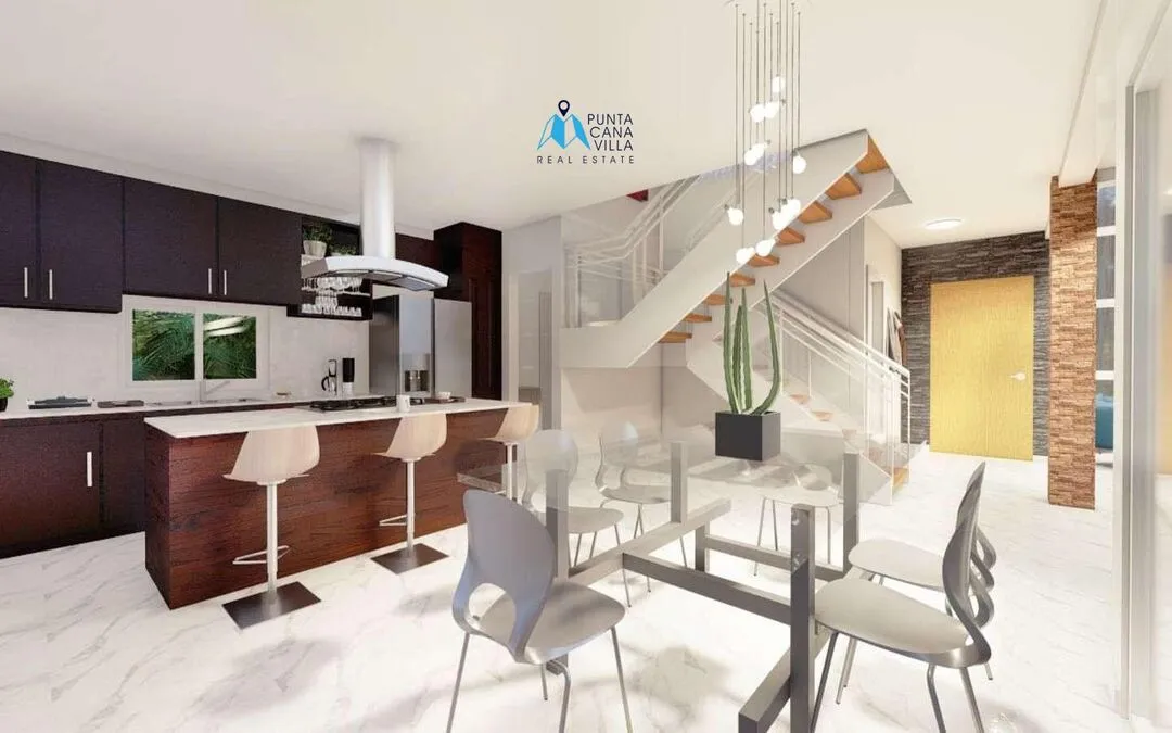 For sale in Bavaro, three bedroom villa in Punta Cana, Paradise Village ()