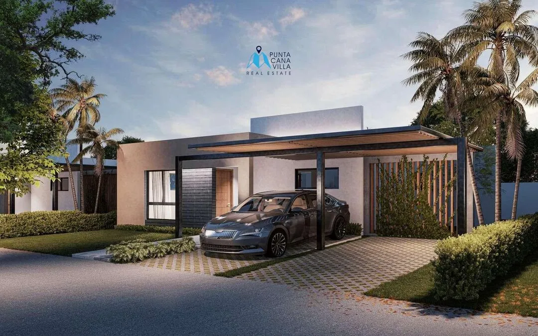 For sale in Bavaro, three-bedroom villa palmera in Punta Cana