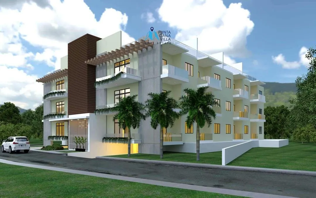 For sale in Bavaro, two-bedroom apartment in Punta Cana