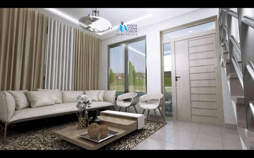 À vendre à Punta Cana, maison de ville de deux chambres à Bavaro