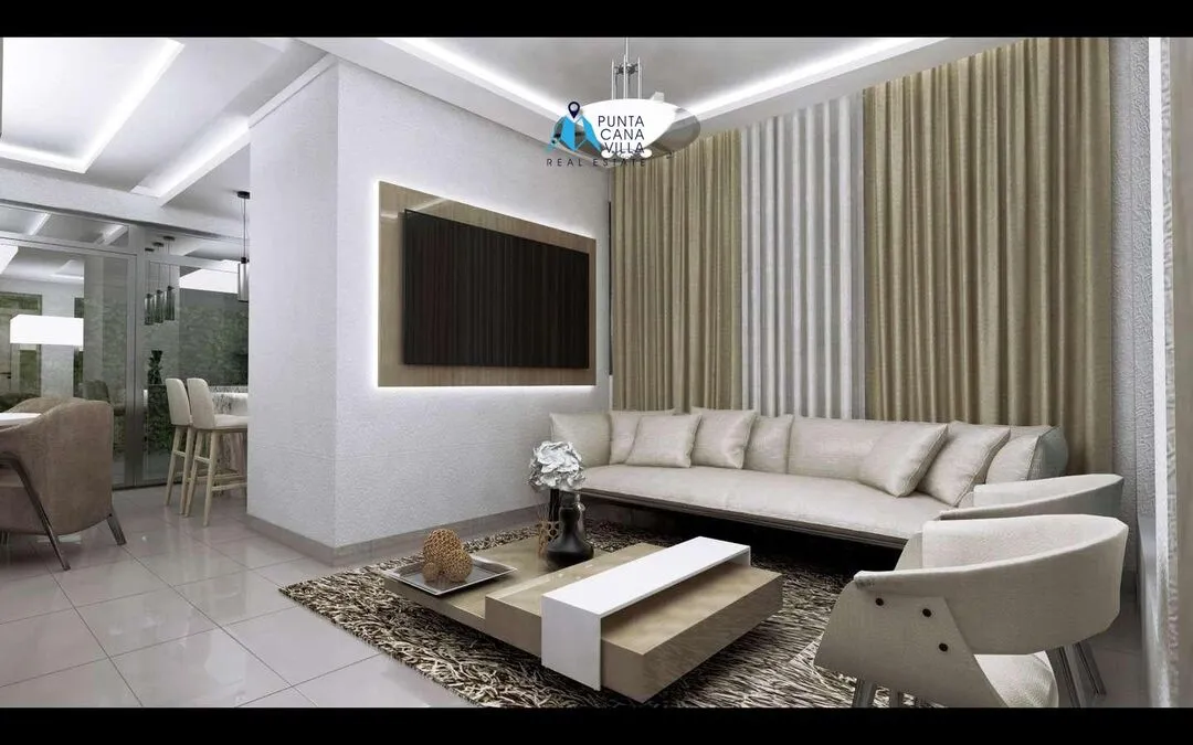 À vendre à Punta Cana, maison de ville de deux chambres à Bavaro