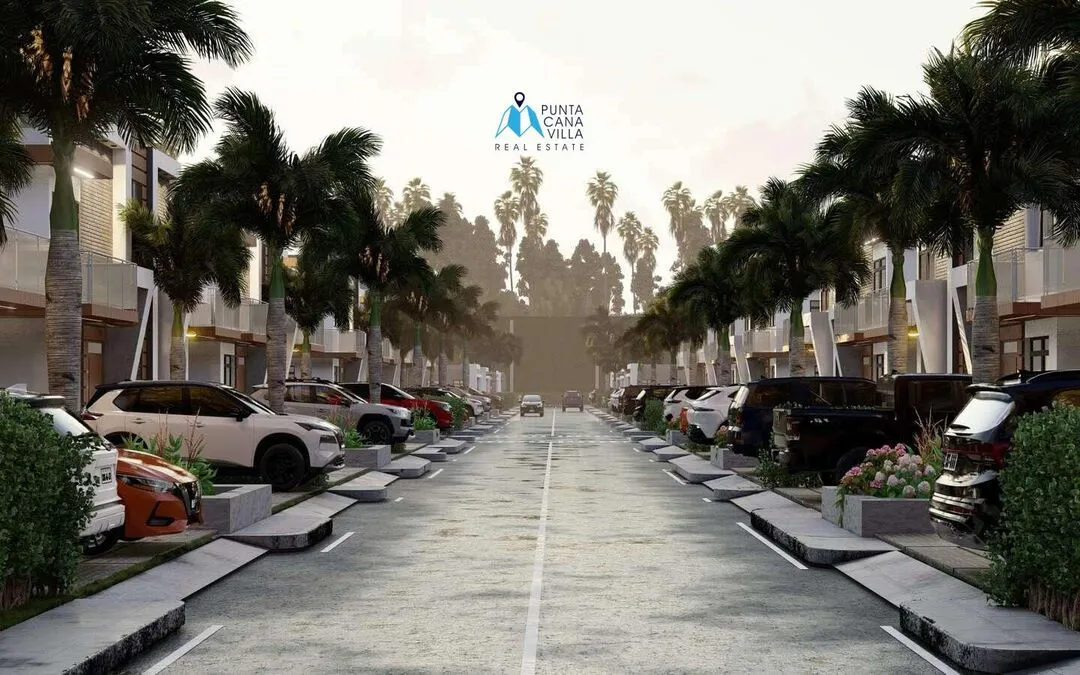 À vendre à Punta Cana, maison de ville de deux chambres à Bavaro