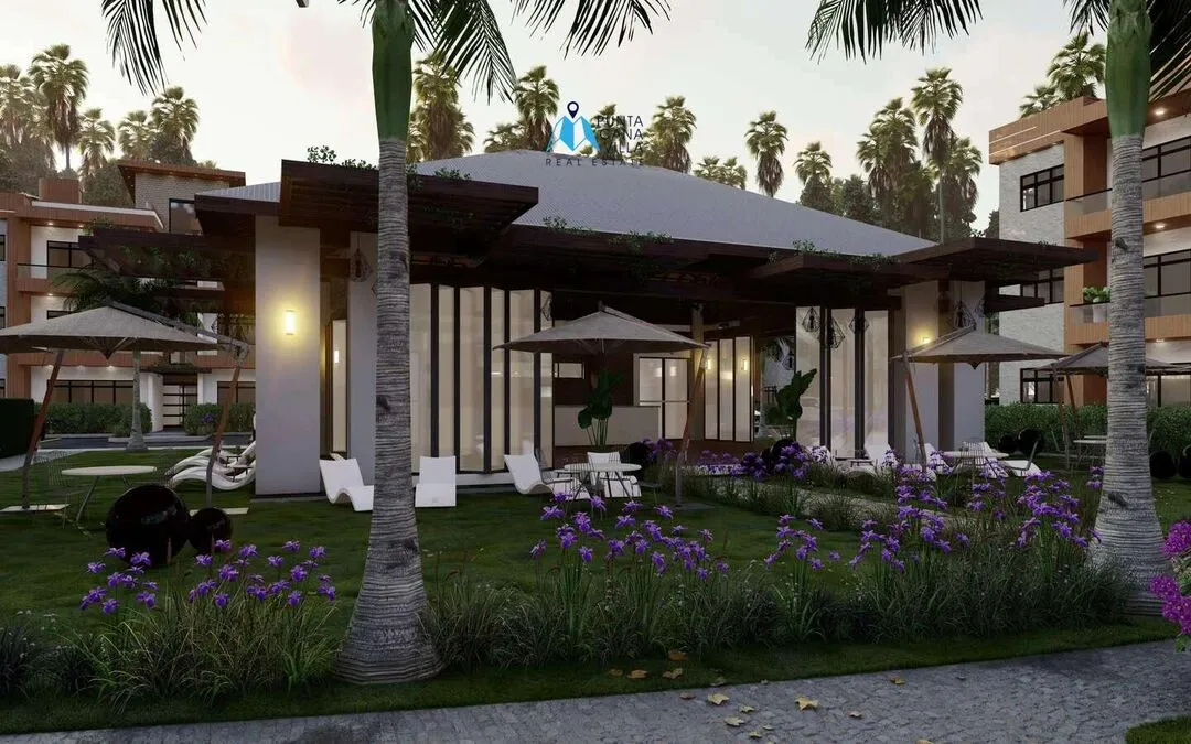 À vendre à Punta Cana, maison de ville de deux chambres à Bavaro