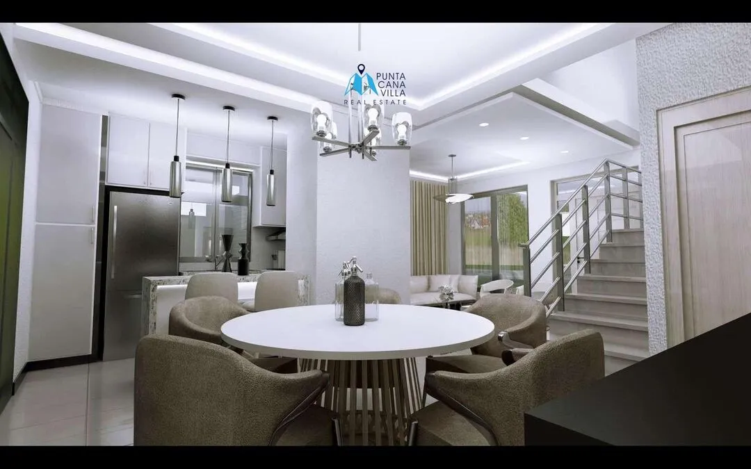 À vendre à Punta Cana, maison de ville de deux chambres à Bavaro