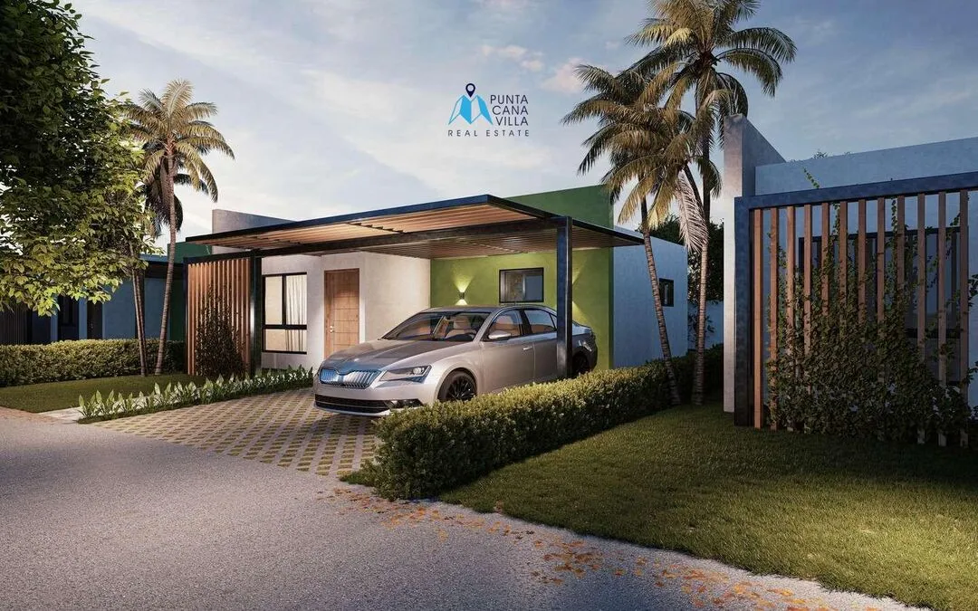 For sale in Bavaro, two-bedroom villa acacia in Punta Cana
