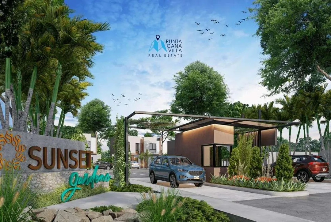 For sale in Bavaro, two bedroom villa acacia in Punta Cana, Sunset Gardens ()