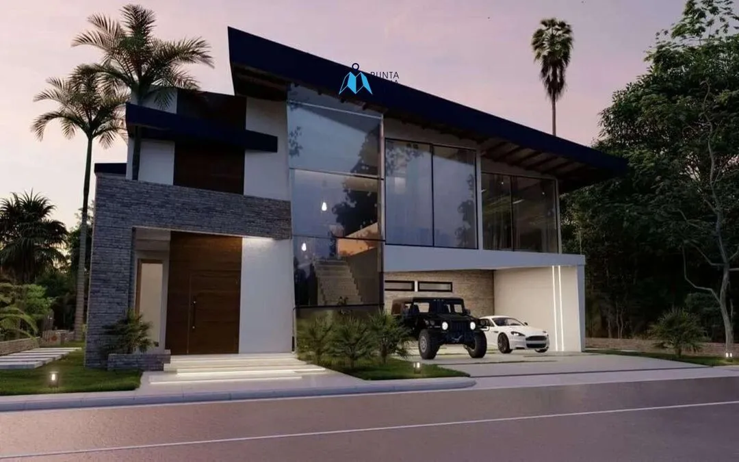 For sale in Las Iguanas, four bedroom villa in Cap Cana ()