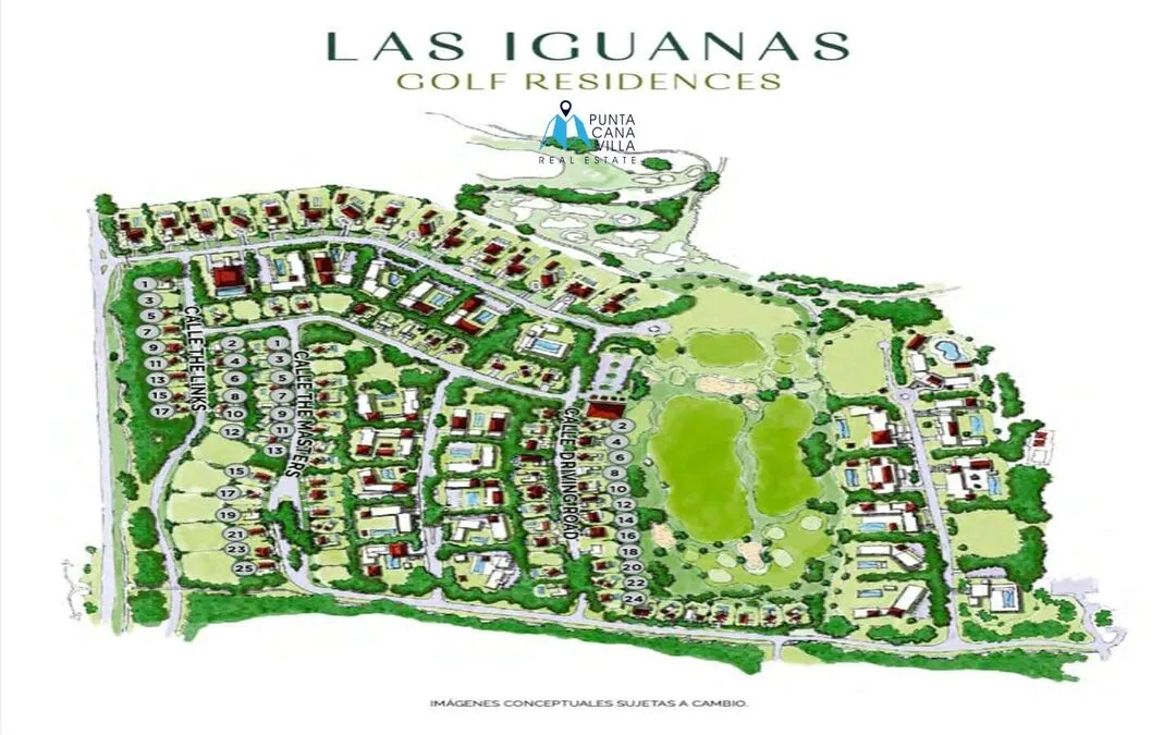 For sale in Las Iguanas, four bedroom villa in Cap Cana ()