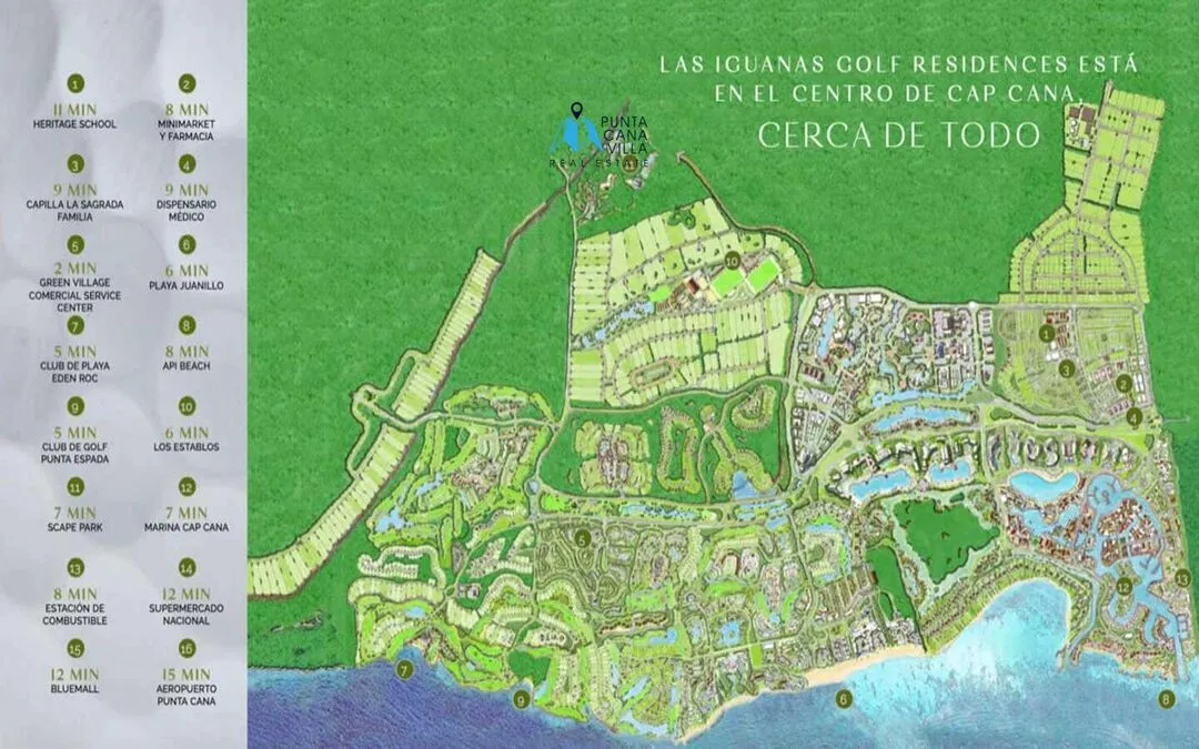 For sale in Las Iguanas, four bedroom villa in Cap Cana ()