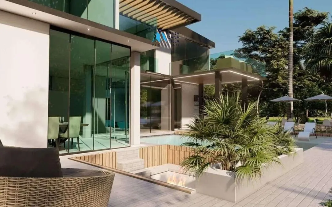 For sale in Las Iguanas, four bedroom villa in Cap Cana ()