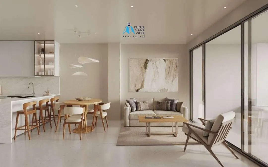 Se vende en Cap Cana, apartamento de dos dormitorios en Galia Residences
