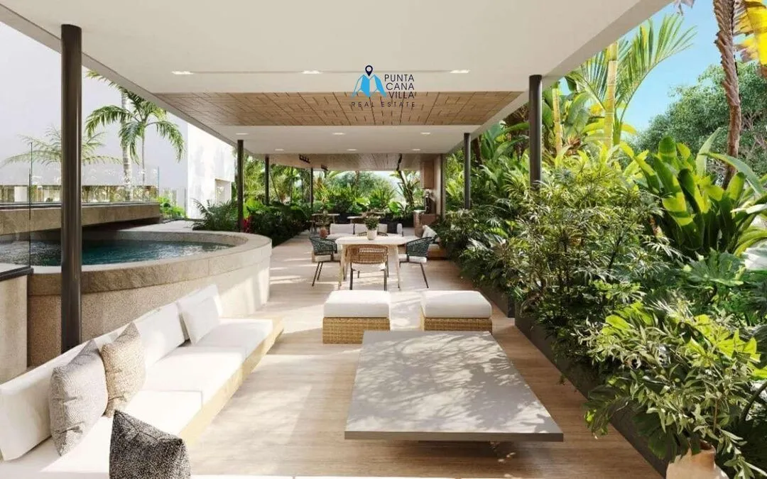 Se vende en Cap Cana, apartamento de dos dormitorios en Galia Residences