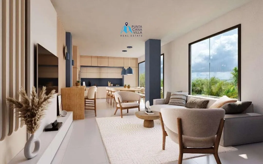 Se vende en Cap Cana, apartamento de dos dormitorios en Galia Residences