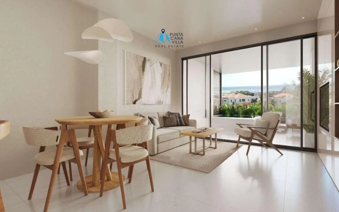 Se vende en Cap Cana, apartamento de dos dormitorios en Galia Residences