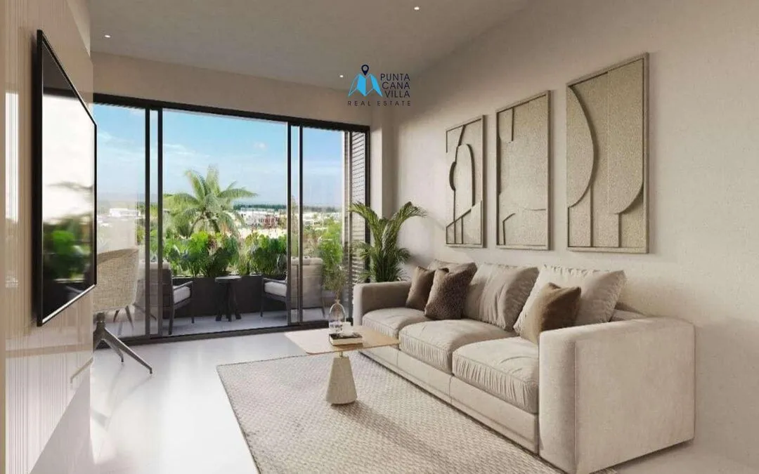 Se vende en Cap Cana, apartamento de dos dormitorios en Galia Residences