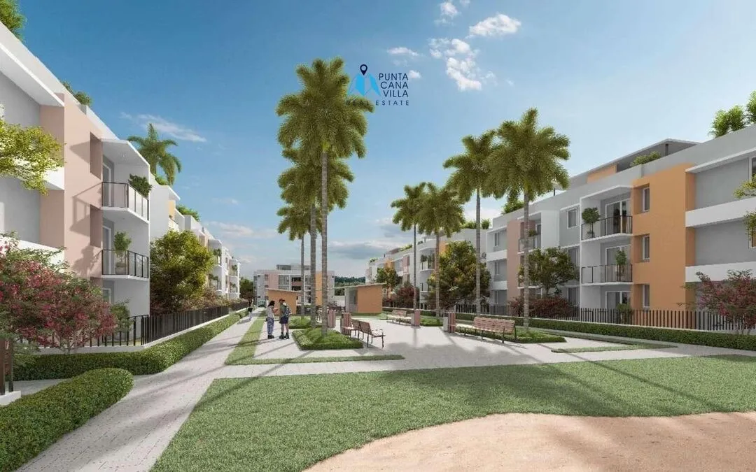 For sale in Punta Cana, three-bedroom condo in Bavaro