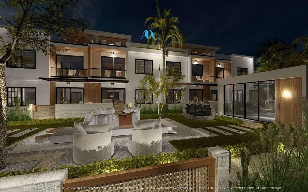 For sale in Punta Cana, two-bedroom penthouse in Gaya Residences