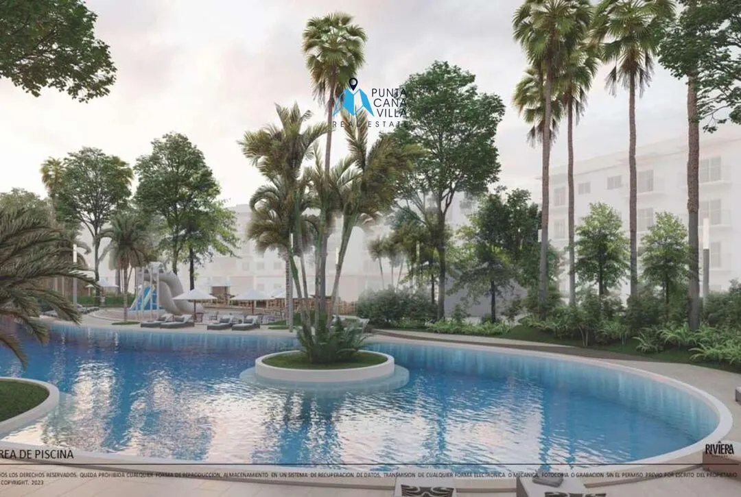 For sale in Vista Cana, one bedroom condo in Bavaro, Punta Cana, Riviera Costena ()