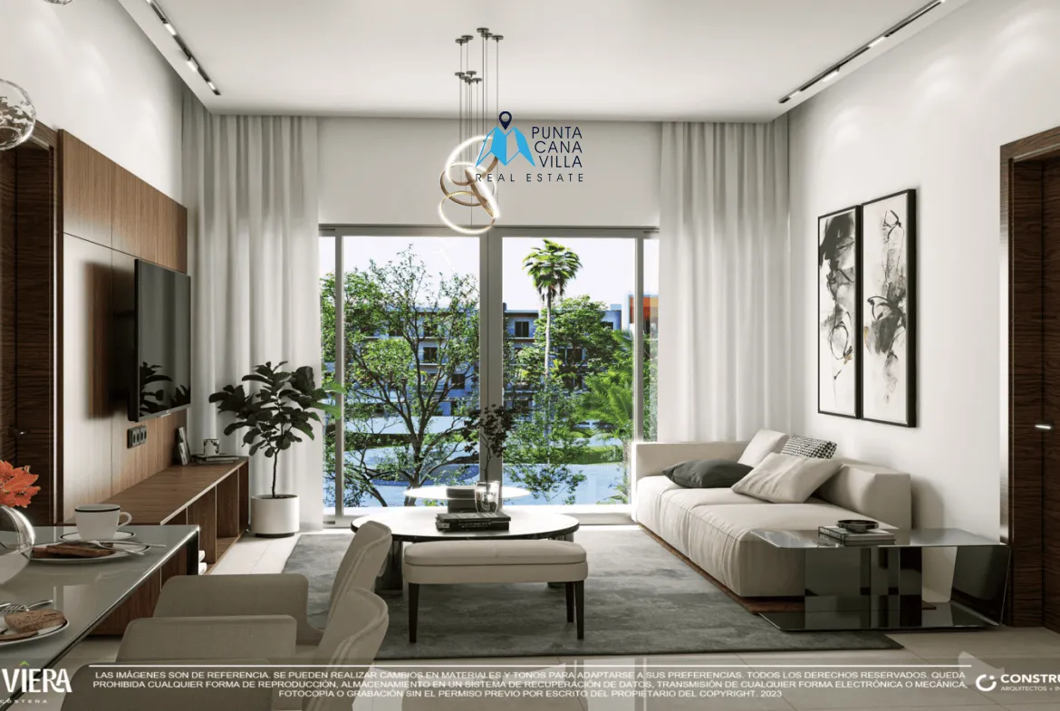 For sale in Vista Cana, two bedroom condo in Bavaro, Punta Cana, Riviera Costena ()