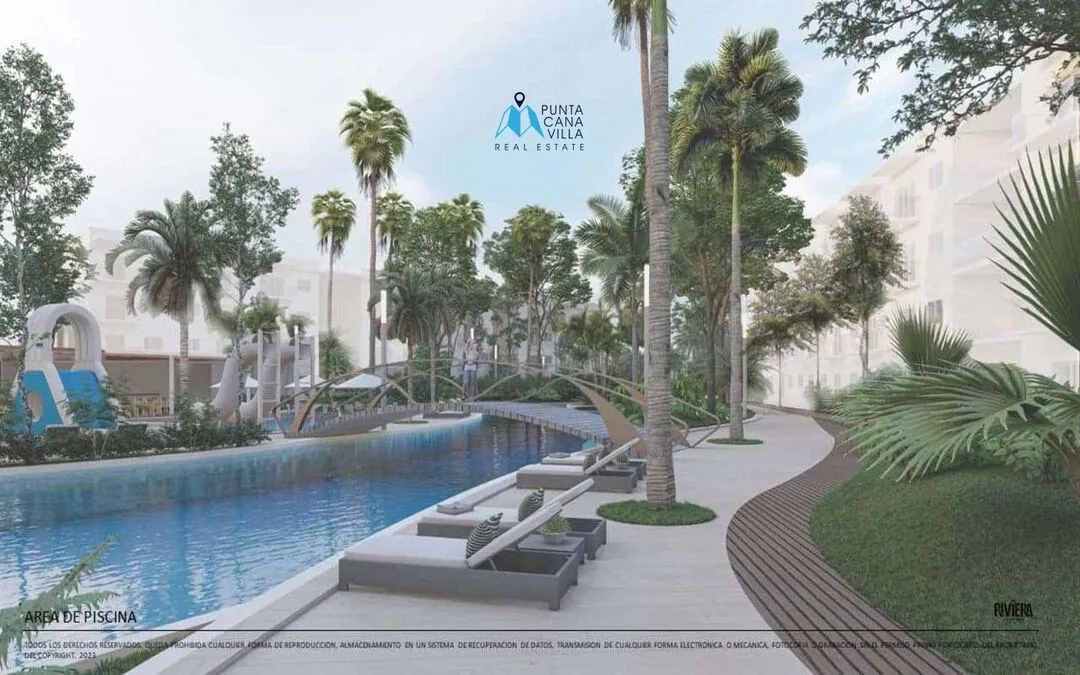 For sale in Vista Cana, two-bedroom condo In Bavaro, Punta Cana