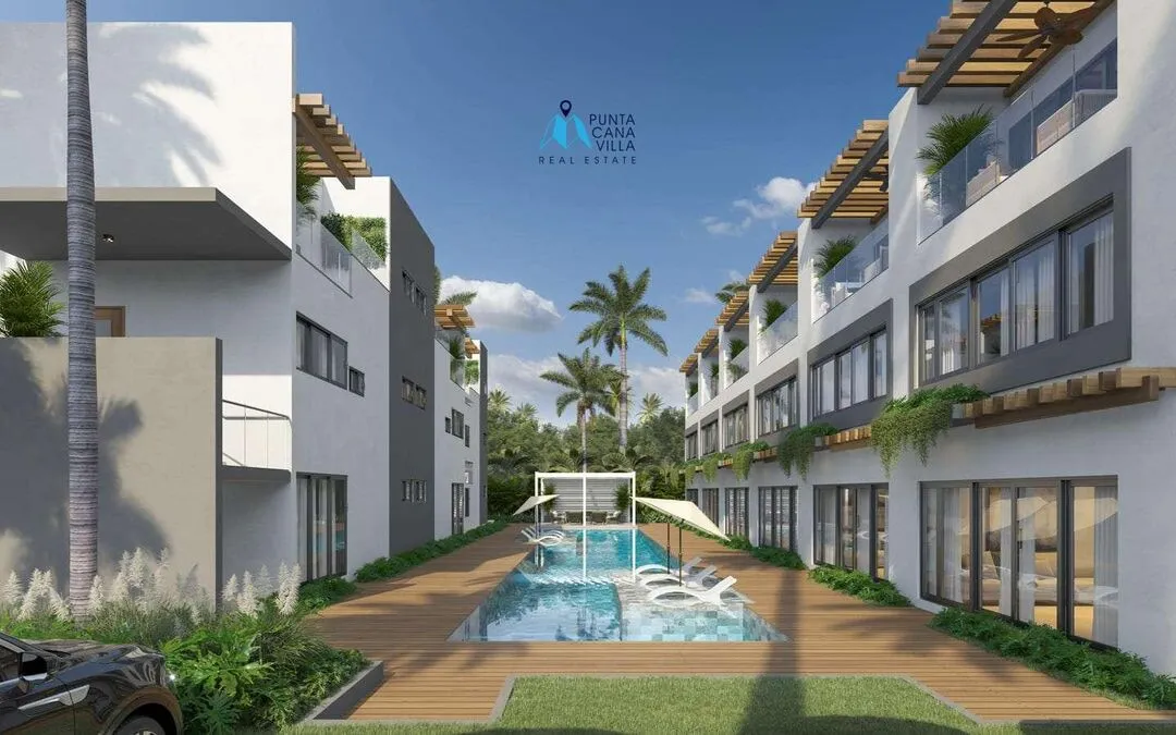 For sale in Vista Cana, two-bedroom penthouse in Punta Cana