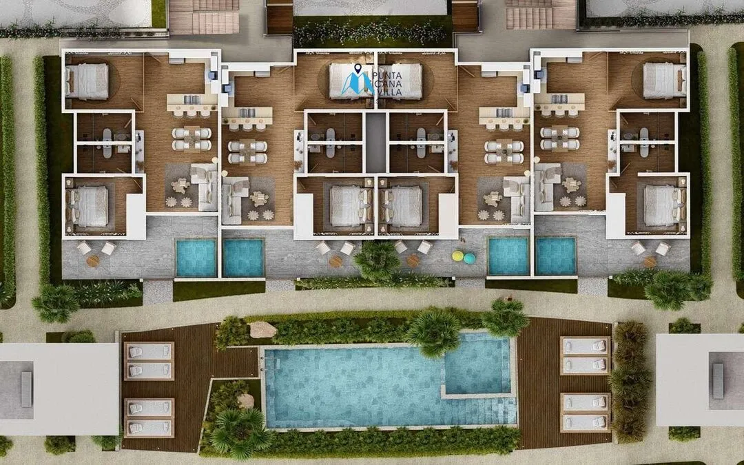 Gaya Residences : Condo de 2 chambres à vendre à Punta Cana
