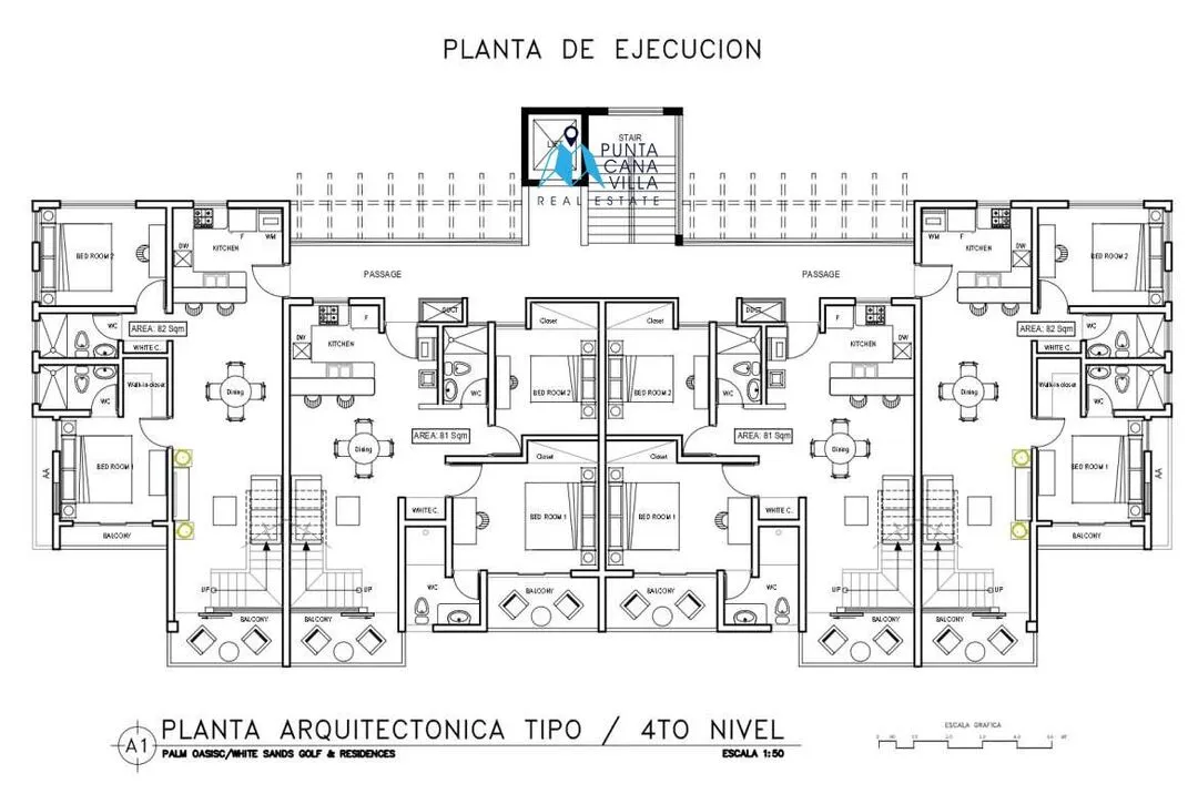 Palm Oasis penthouse plan