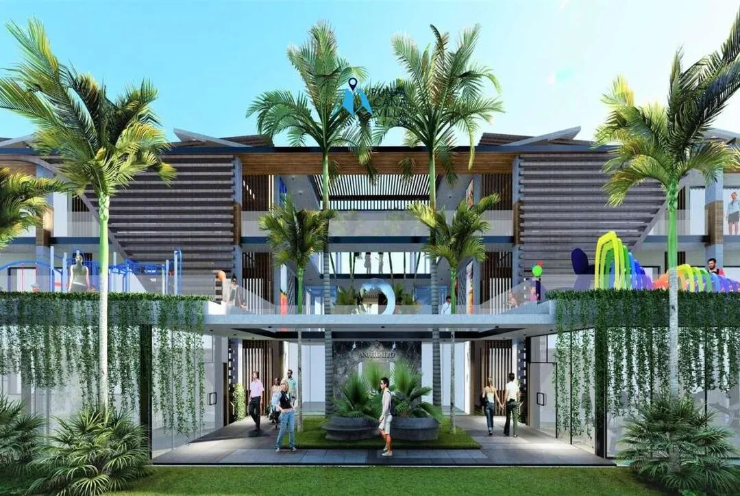 Cap Cana condos for sale in Las Iguanas one bedroom condo with green and shady areas ()