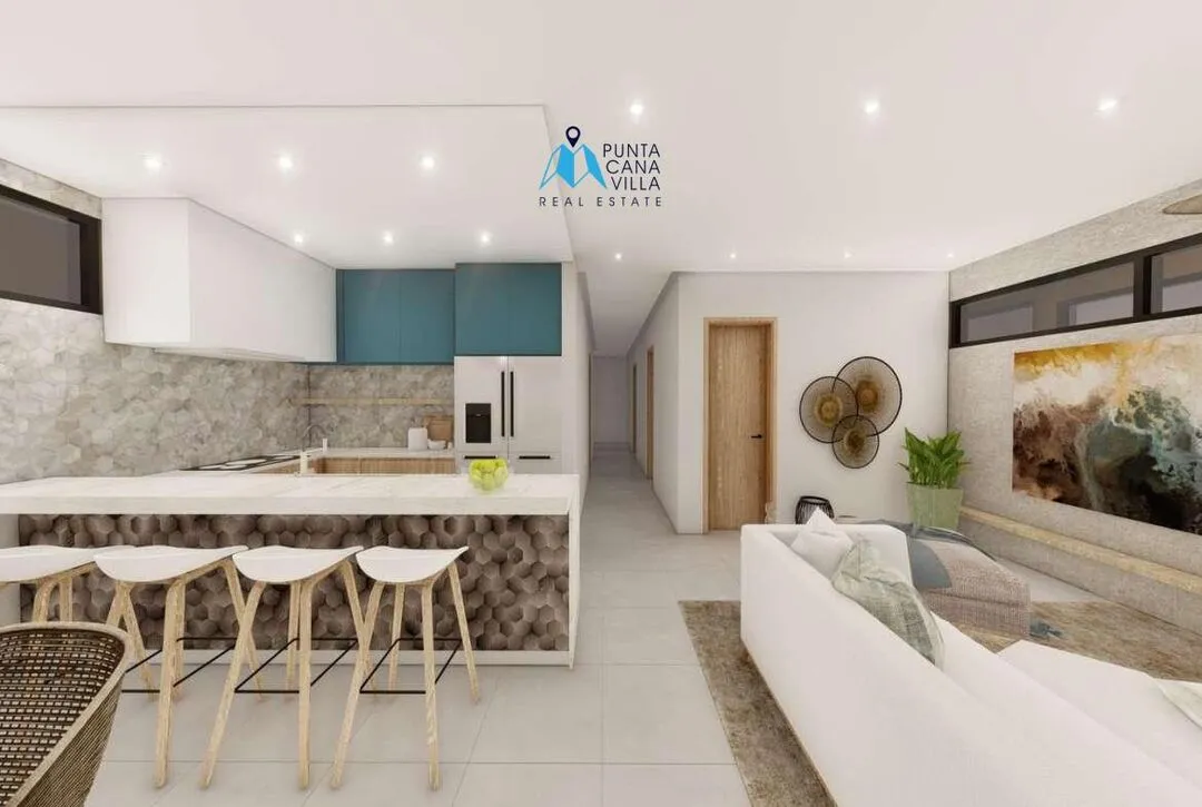 Cap Cana condos for sale in Las Iguanas one bedroom condo with green and shady areas ()