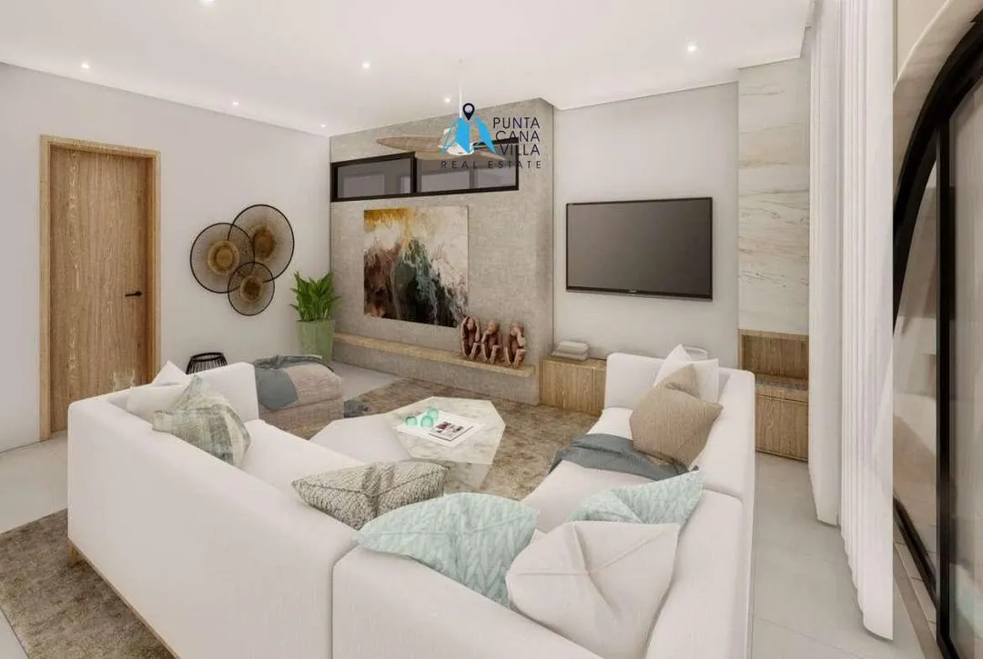 Cap Cana condos for sale in Las Iguanas one bedroom condo with green and shady areas ()