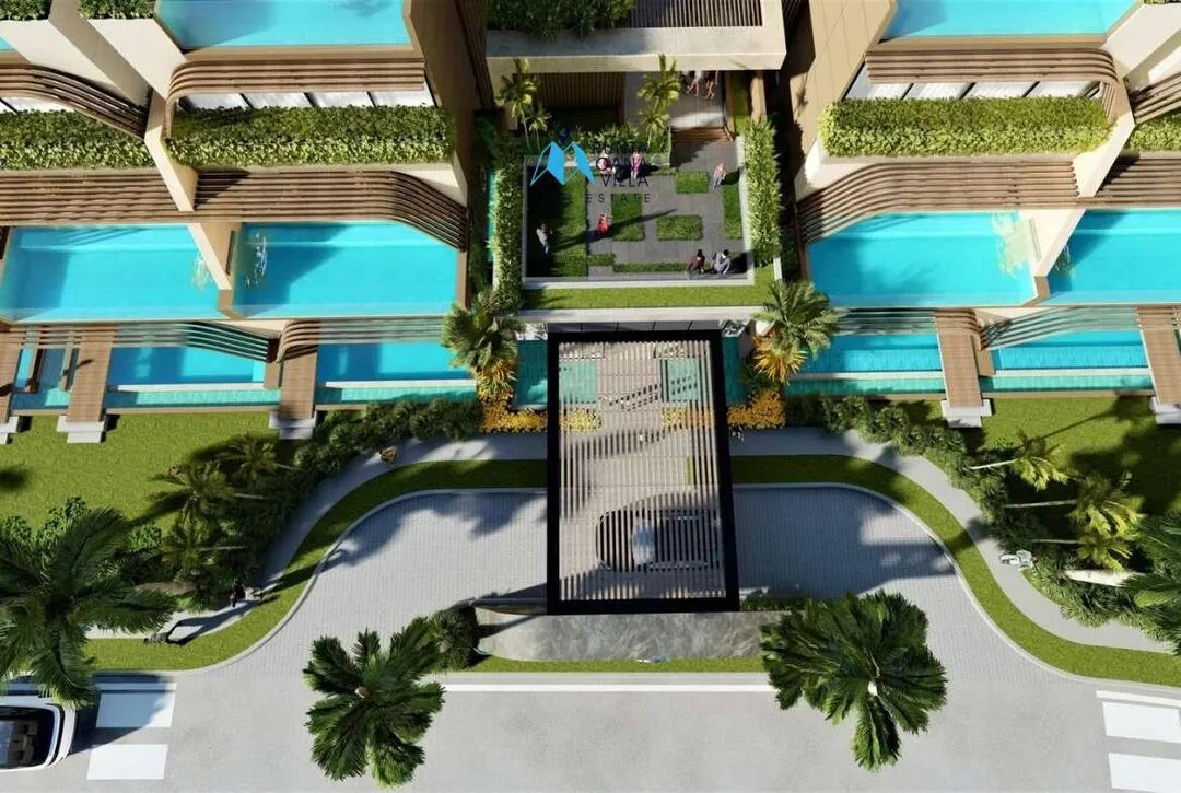 Cap Cana condos for sale in Las Iguanas one bedroom condo with green and shady areas ()