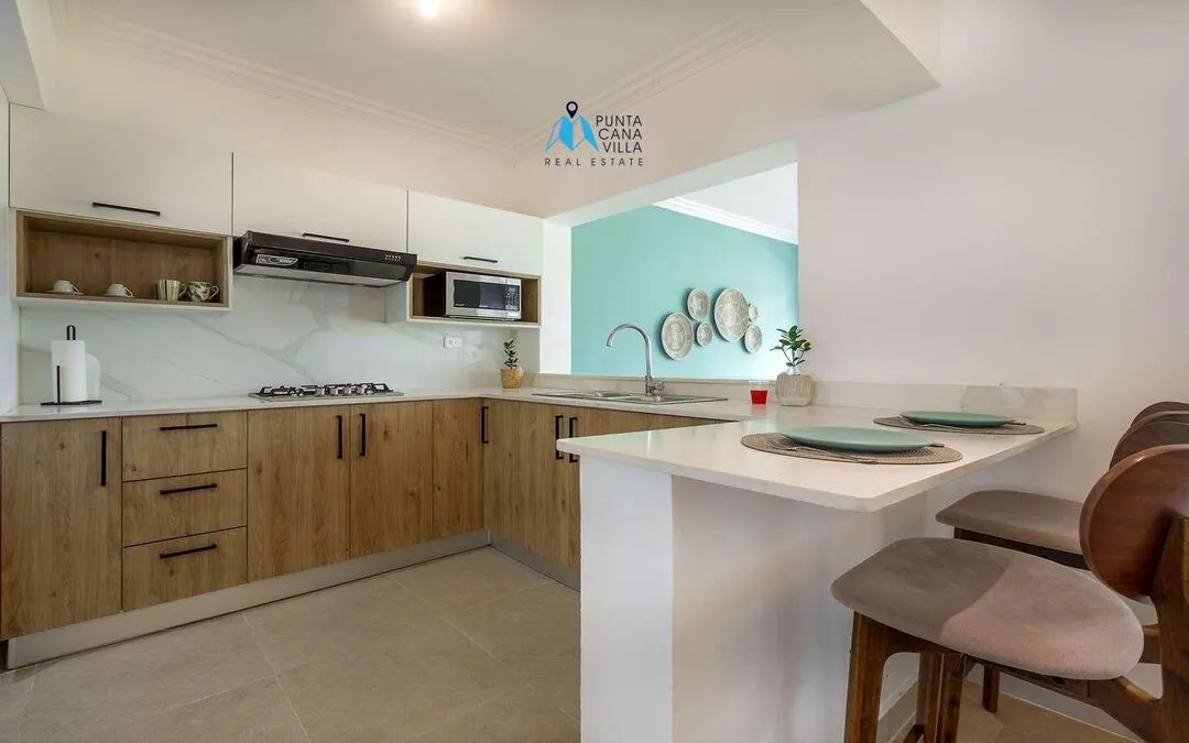 Punta Cana, condo d’une chambre à vendre avec vue sur la piscine