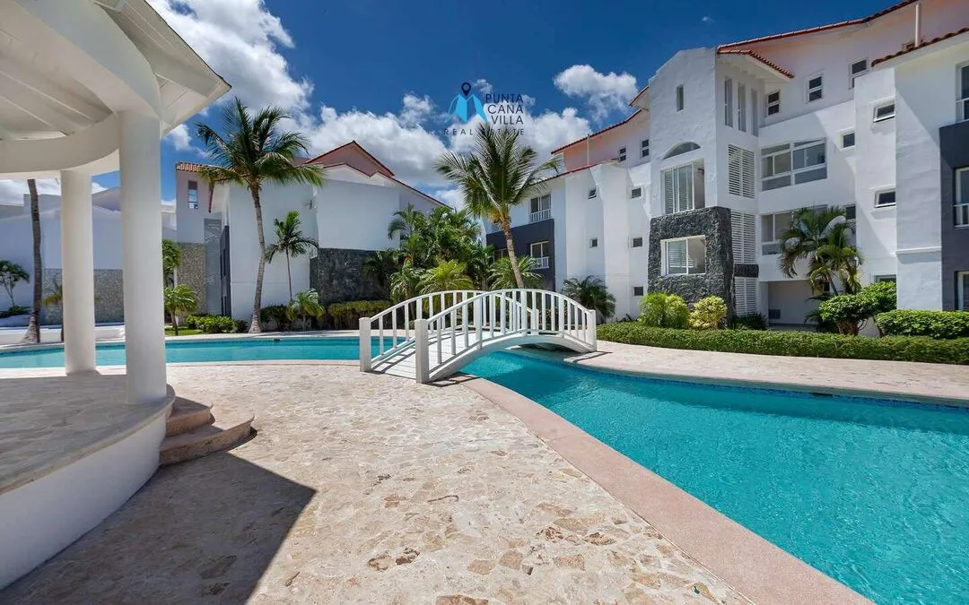 Punta Cana, condo d’une chambre à vendre avec vue sur la piscine