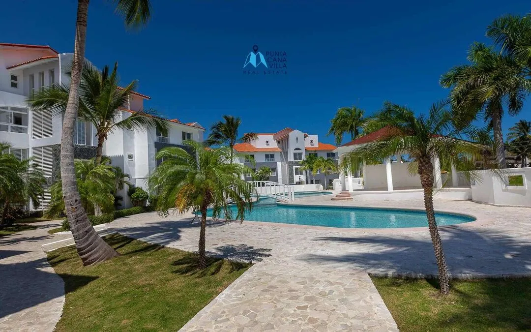 Punta Cana, condo d’une chambre à vendre avec vue sur la piscine