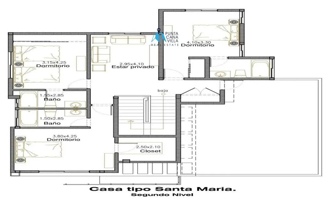 For sale in Bavaro, four bedroom villa in Velero at Punta Cana ()