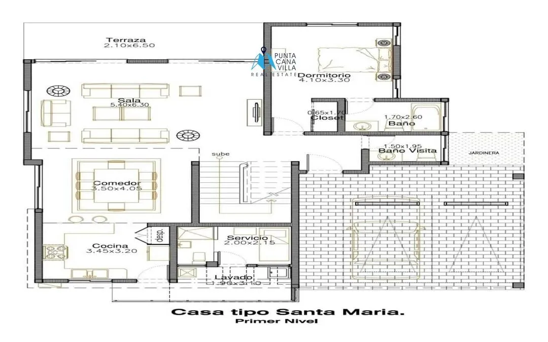 For sale in Bavaro, four bedroom villa in Velero at Punta Cana ()