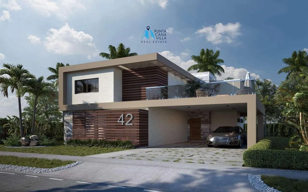 For sale in Bavaro, three-bedroom villa in Velero at Punta Cana