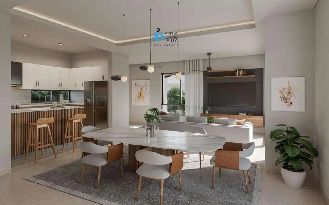 For sale in Vista Cana, three bedroom villa in Punta Cana, Green Garden II ()