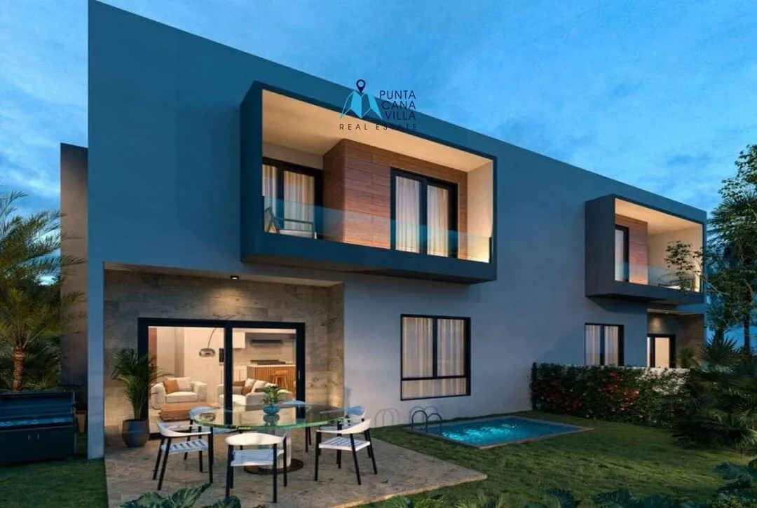 For sale in Vista Cana, three bedroom villa in Punta Cana, Green Garden II ()