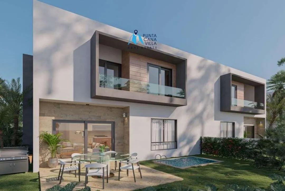 For sale in Vista Cana, three bedroom villa in Punta Cana, Green Garden II ()