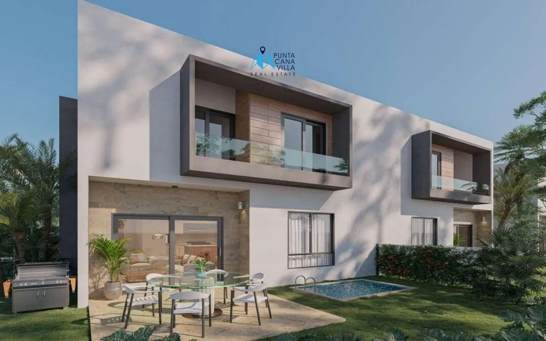 For sale in Vista Cana, three bedroom villa in Punta Cana, Green Garden II ()