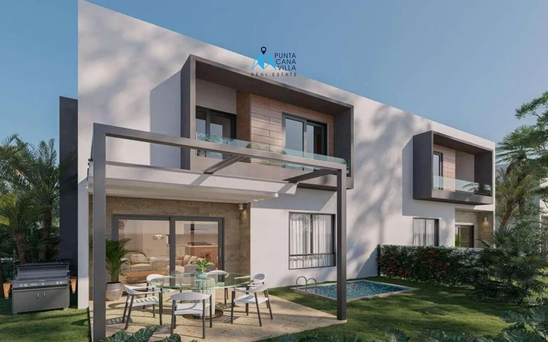 For sale in Vista Cana, three bedroom villa in Punta Cana, Green Garden II ()