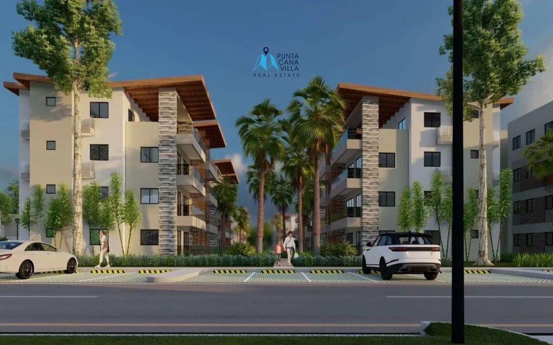 Velero at Punta Cana condos for sale, three-bedroom condo in Bavaro with common swimming pool
