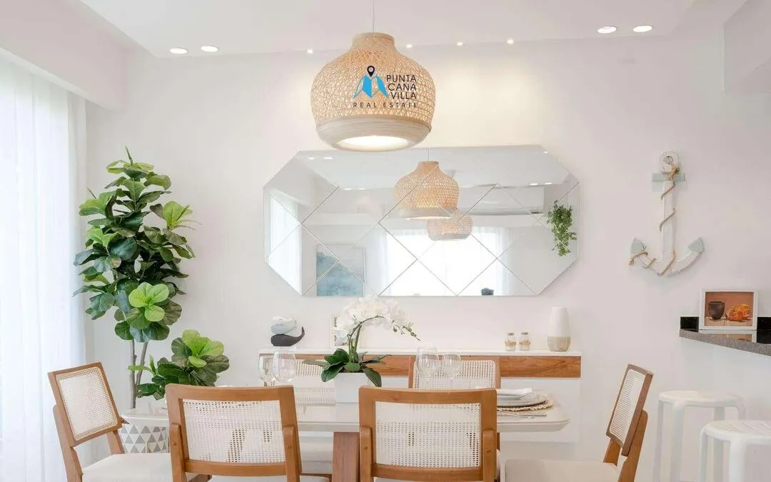 Condos à vendre à Punta Cana, condo de deux chambres à coucher à Velero, communauté fermée