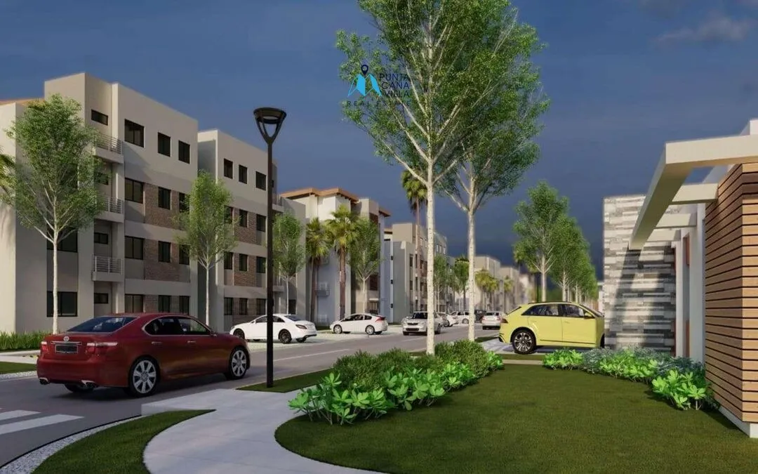 Punta Cana condos for sale, two-bedroom condo in Velero, gated community