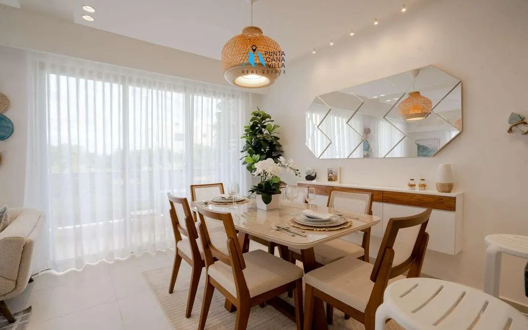 Condos à vendre à Punta Cana, condo de deux chambres à coucher à Velero, communauté fermée